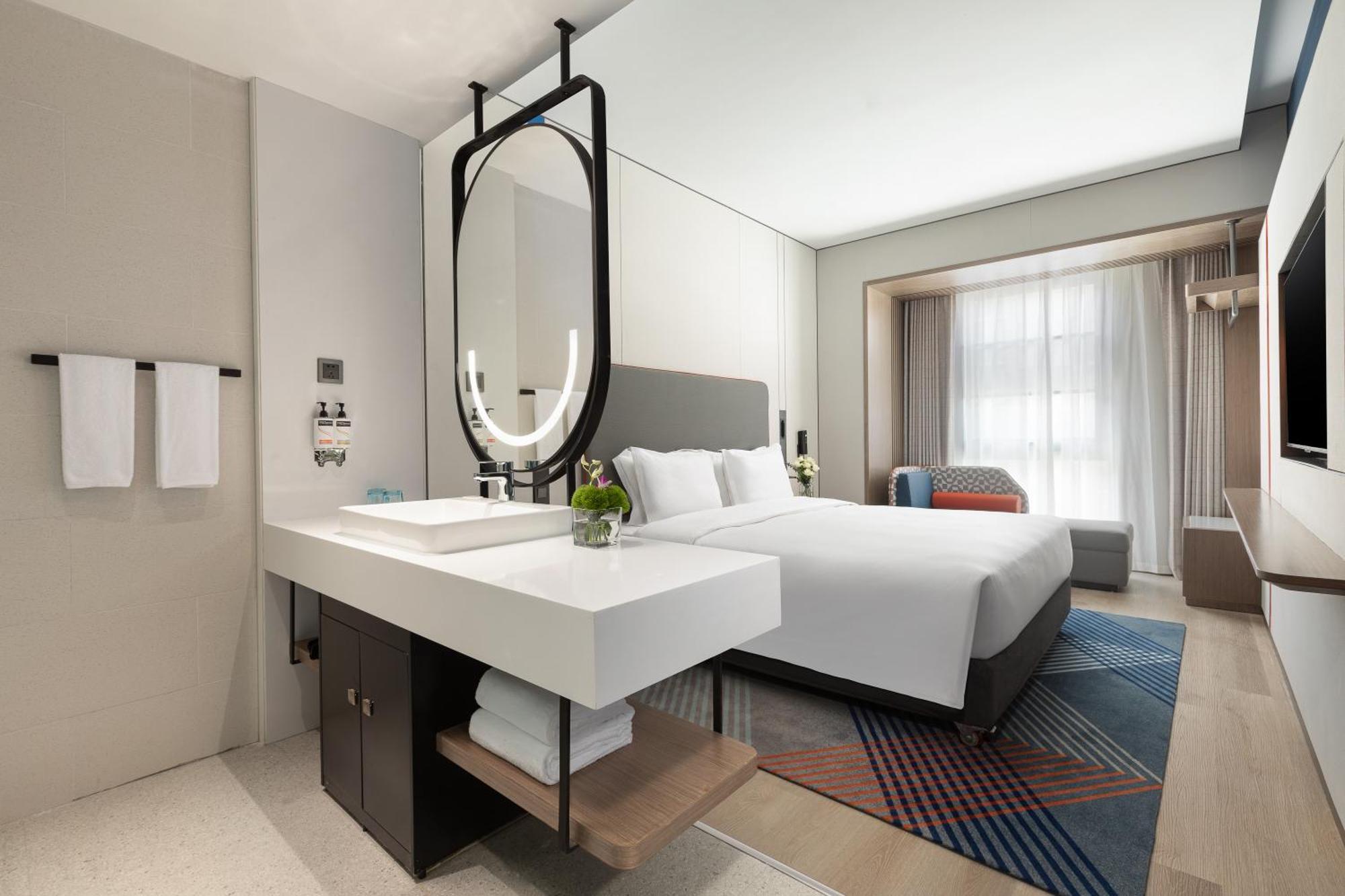 Holiday Inn Express Changfeng Park شانغهاي المظهر الخارجي الصورة